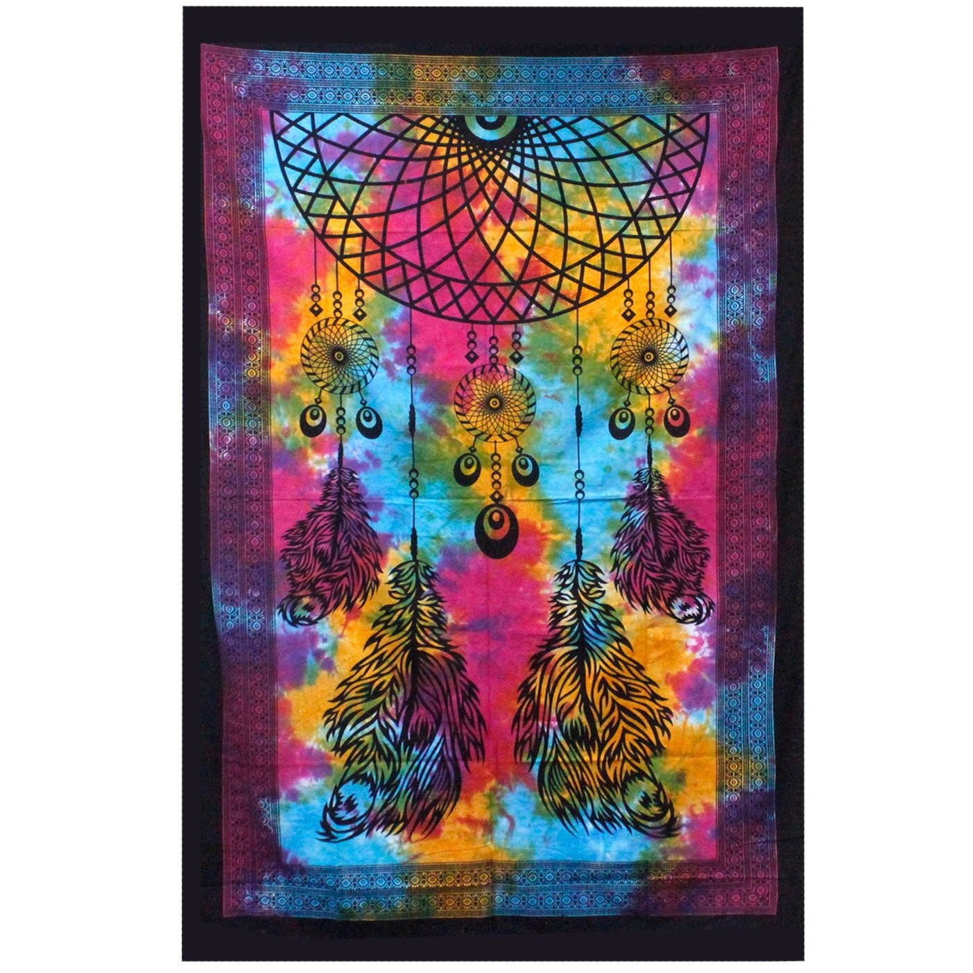 Cotton Wall Hanging or Bedspread - Double / Dreamchatcher