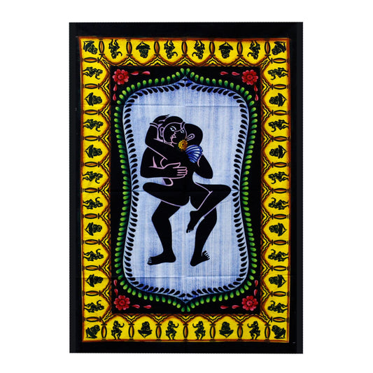 Hand Brushed Cotton Wall Art - Kamasutra