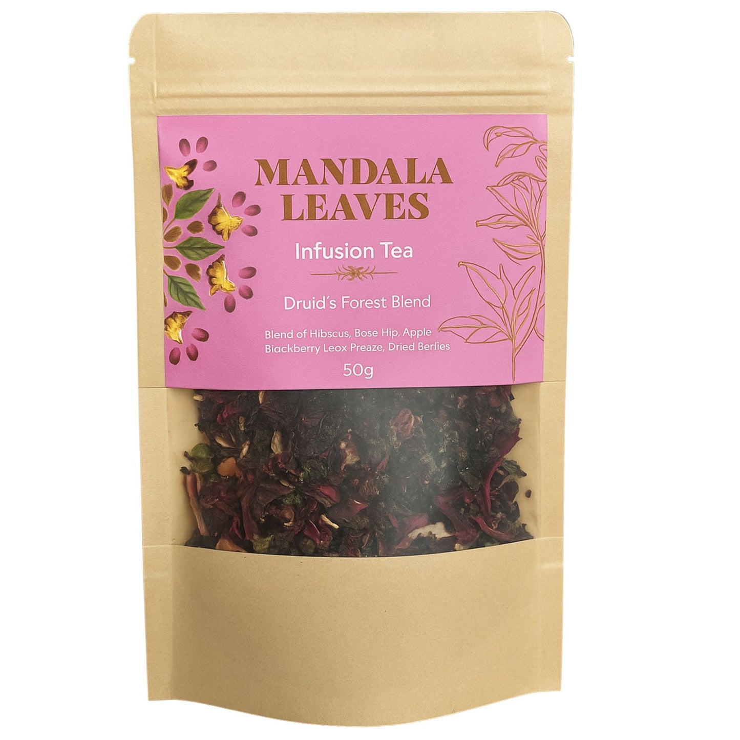 Druids Forest Blend Artisan Tea - Bagged - 50g - product image 3 from Quintessential Holistic Health Ltd UK