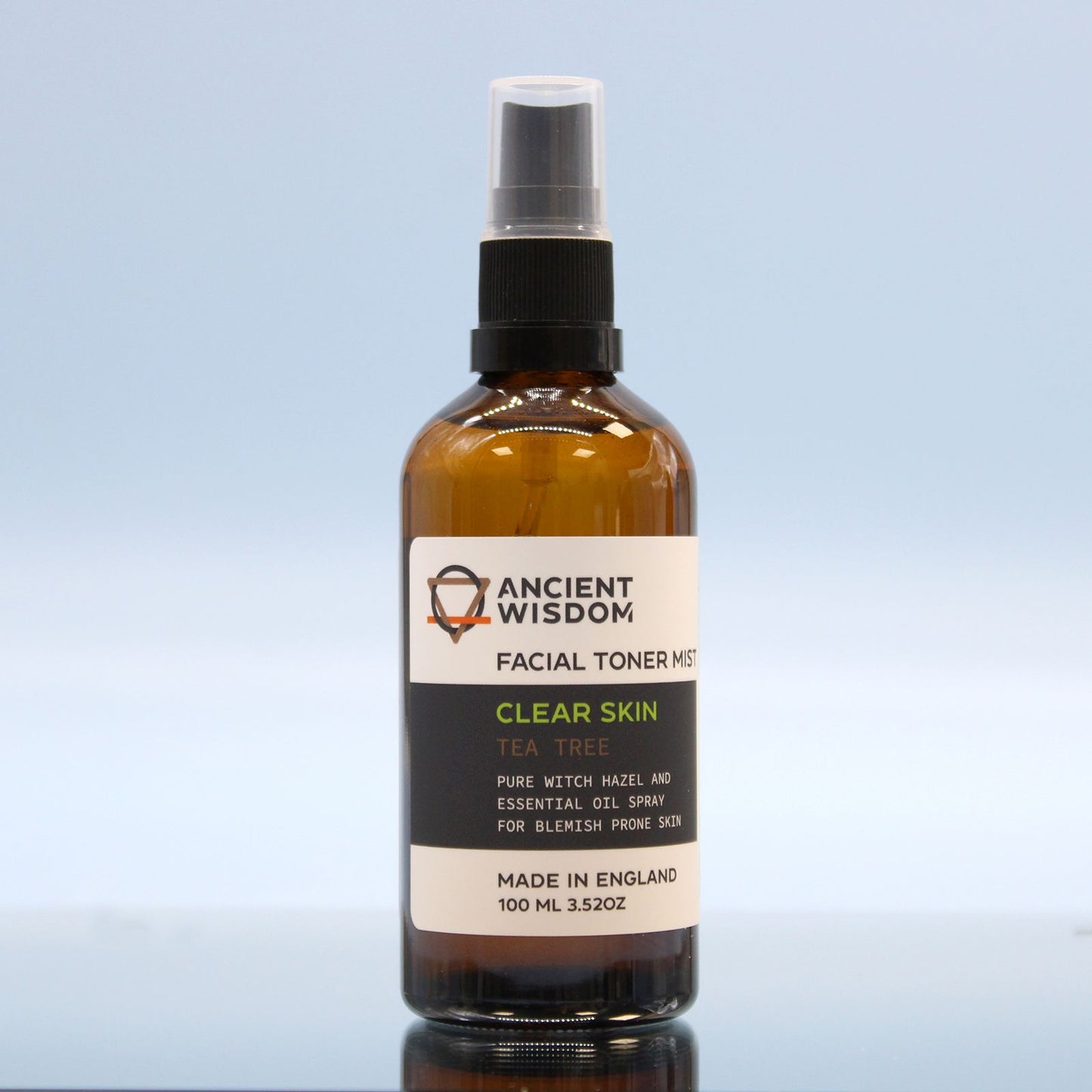 100ml Vegan-Friendly Witch Hazel Facial Toner Mist - Tea Tree