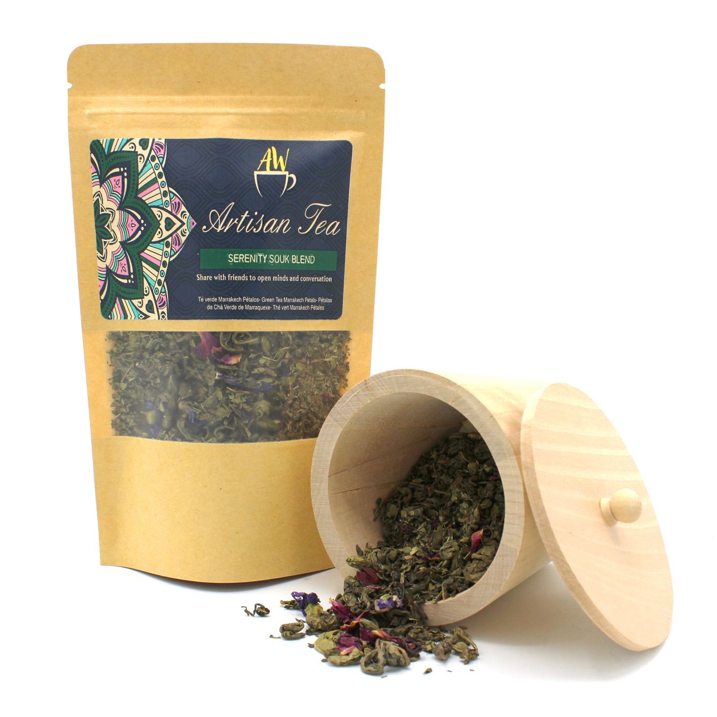 Serenity Souk Blend Artisan Tea - Bagged - 50g - product image 3 from Quintessential Holistic Health Ltd UK