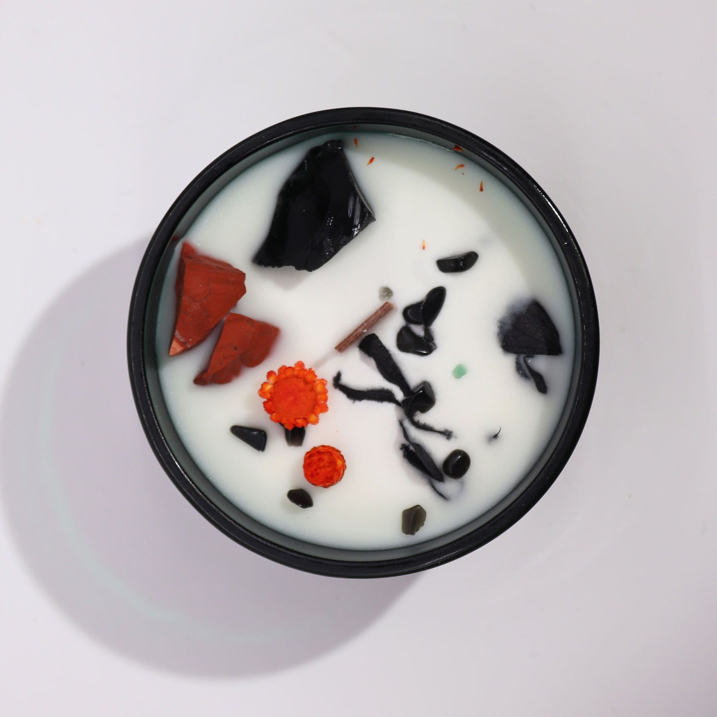 Crystal Magic Flower Eco-Friendly Soy Wax Candle - The Devil