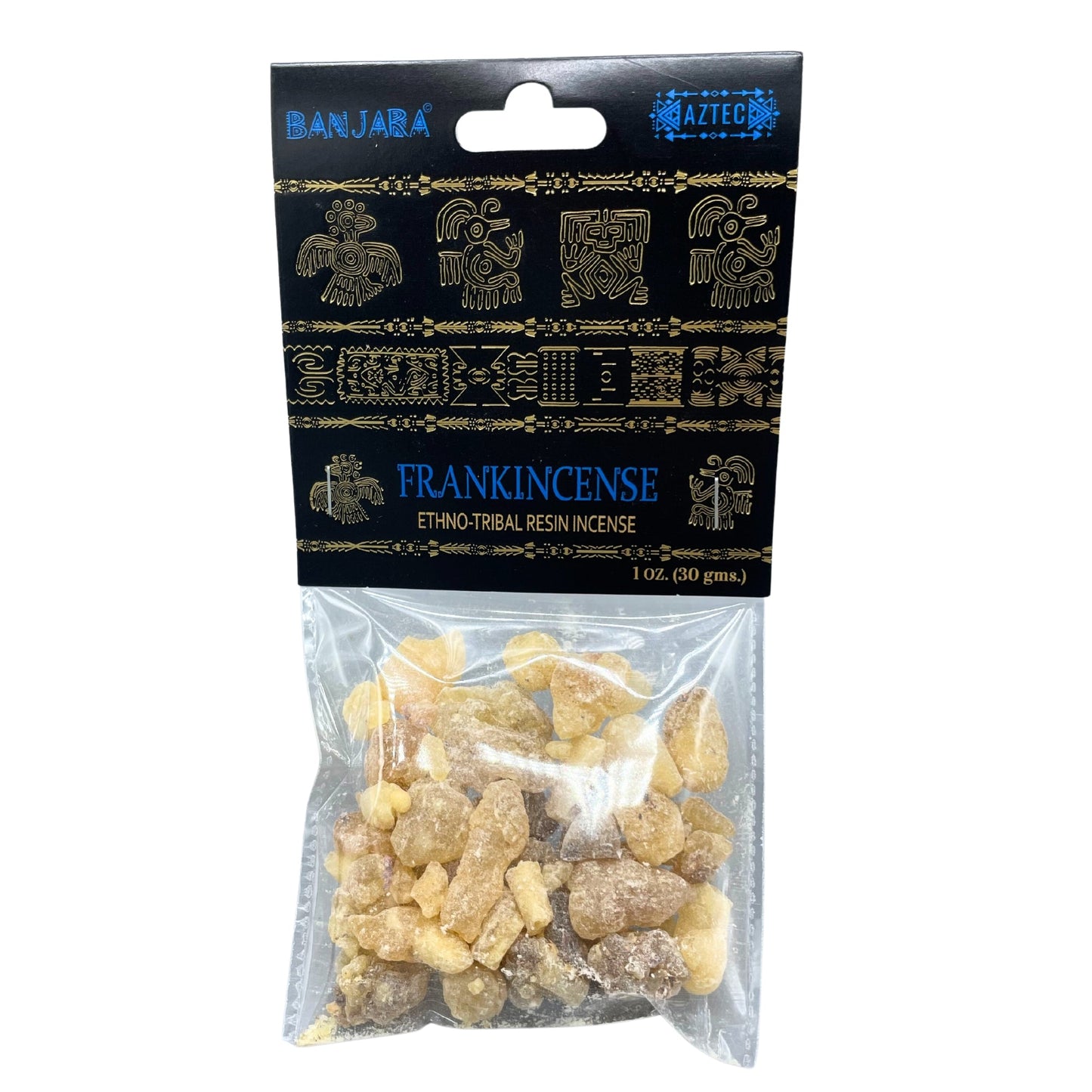Handcrafted Banjara Tree Resin - Frankincense product packaging on clean background from Quintessential Holistic Health Ltd