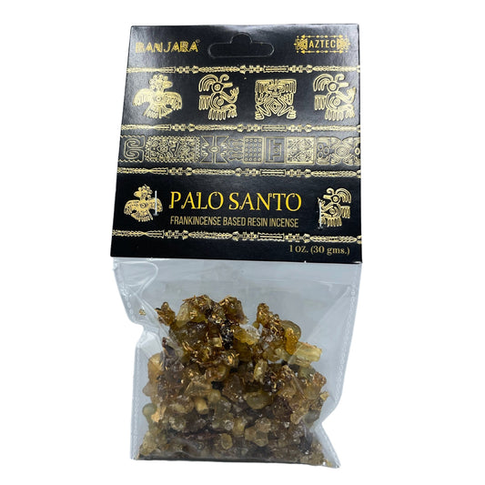 Handcrafted Banjara Tree Resin - Palo Santo product packaging on clean background from Quintessential Holistic Health Ltd