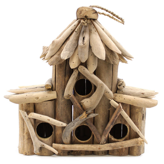 Handmade Recycled Driftwood Bird Box - Croft - main product image from Quintessential Holistic Health Ltd UK