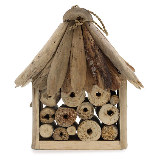 Handmade Recycled Driftwood Bee and Insect House - main product image from Quintessential Holistic Health Ltd UK