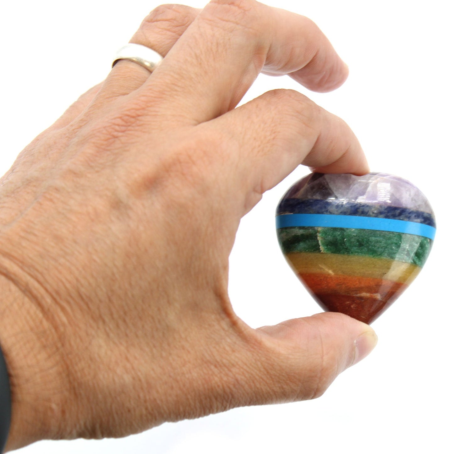 Handcrafted Gemstone Chakra Heart product packaging on clean background from Quintessential Holistic Health Ltd