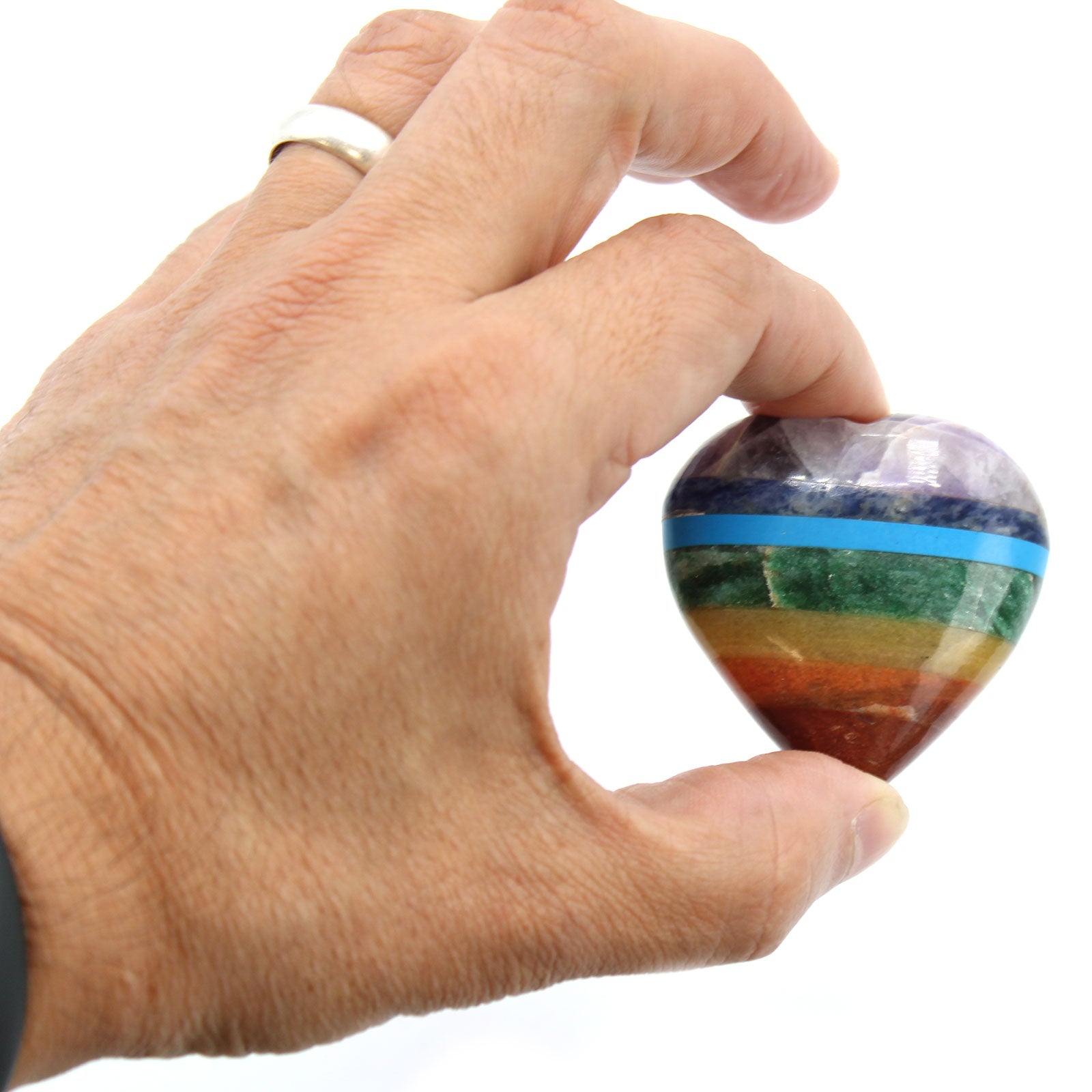 Handcrafted Gemstone Chakra Heart product packaging on clean background from Quintessential Holistic Health Ltd
