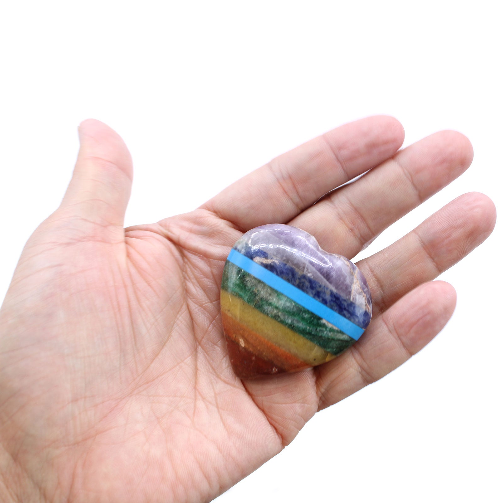 Handcrafted Gemstone Chakra Heart product packaging on clean background from Quintessential Holistic Health Ltd