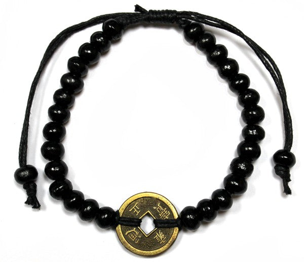 Feng Shui Good Luck Bracelet - Black product packaging on clean background from Quintessential Holistic Health Ltd