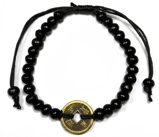 Feng Shui Good Luck Bracelet - Black product packaging on clean background from Quintessential Holistic Health Ltd