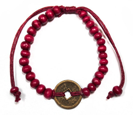 Feng Shui Good Luck Bracelet - Red product packaging on clean background from Quintessential Holistic Health Ltd