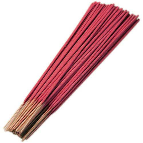 450-Piece Bulk Incense Sticks - Dragon's Blood, a straight bundle of slender crimson-red sticks with pale wooden ends, by Quintessential Holistic Health Ltd