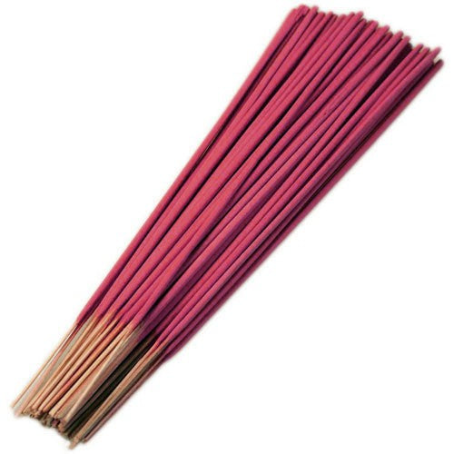 450 Piece Bulk Incense Sticks - Jasmine, a bundle of vivid pink sticks with pale wooden ends, by Quintessential Holistic Health Ltd
