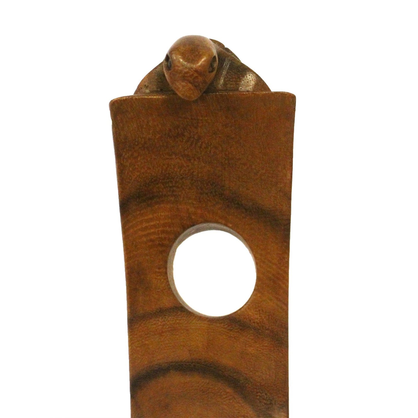 Turtle - Handmade High Quality Suar Wood Balancing Animal Wine Bottle Holder product packaging on clean background from Quintessential Holistic Health Ltd