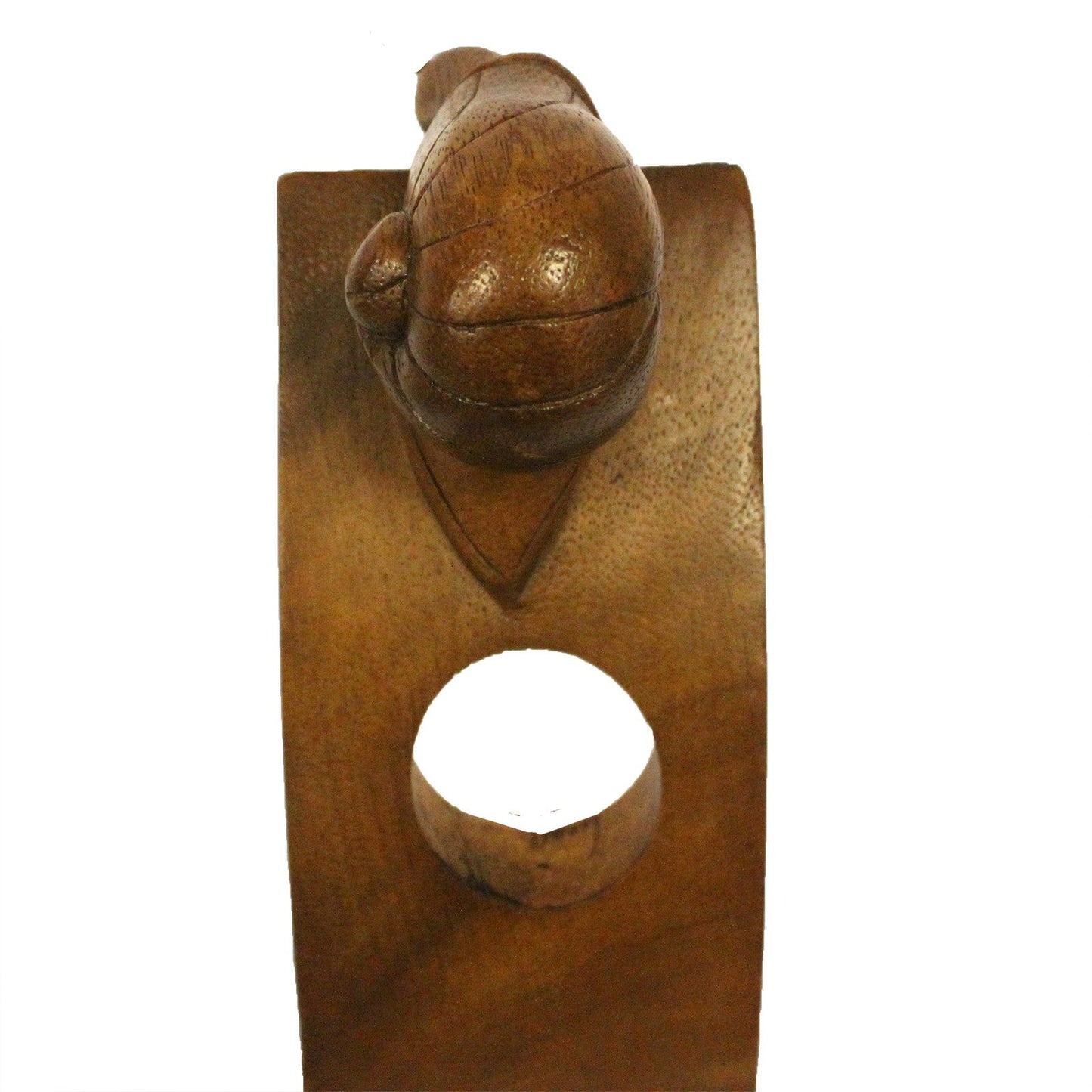 Snail - Handmade High Quality Suar Wood Balancing Animal Wine Bottle Holder product packaging on clean background from Quintessential Holistic Health Ltd