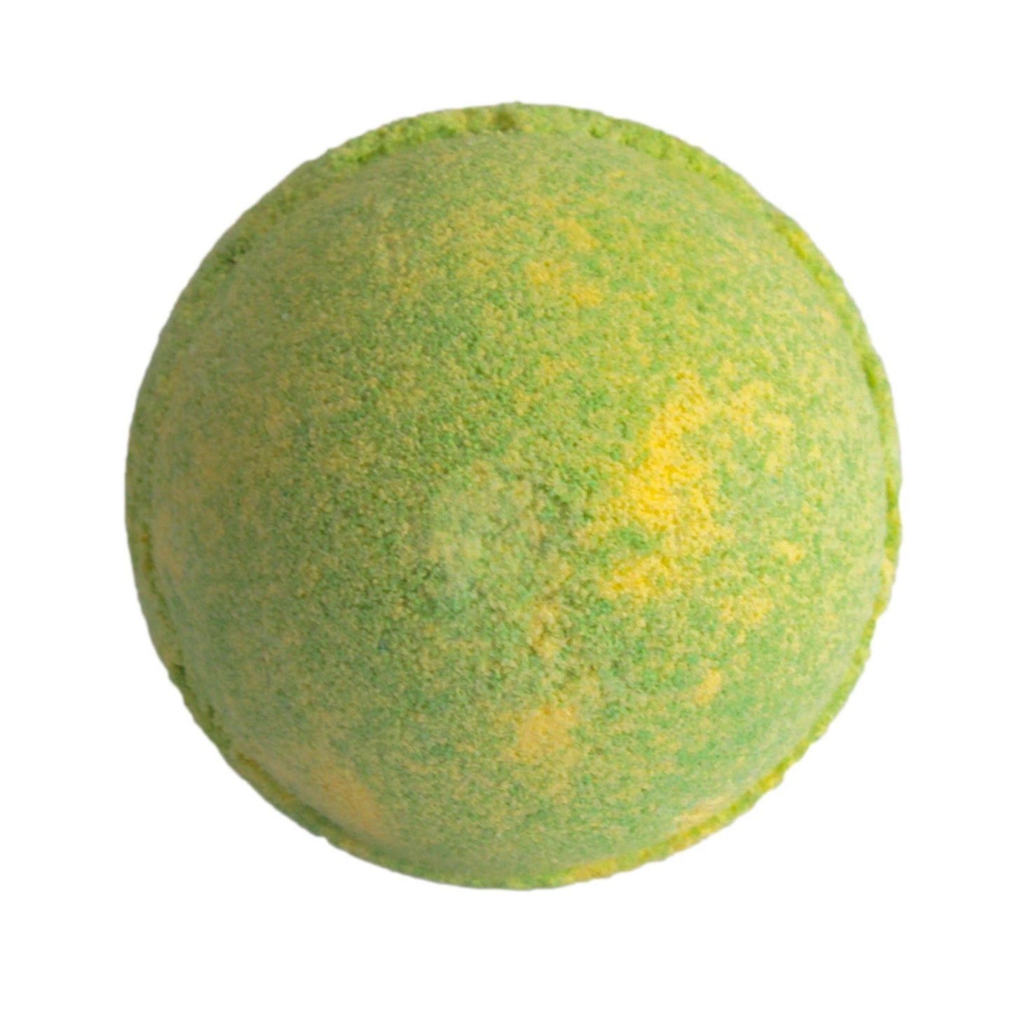Set of Three Cocktail Bath Bombs - Piña Colada, green sphere with mottled yellow areas by Quintessential Holistic Health Ltd