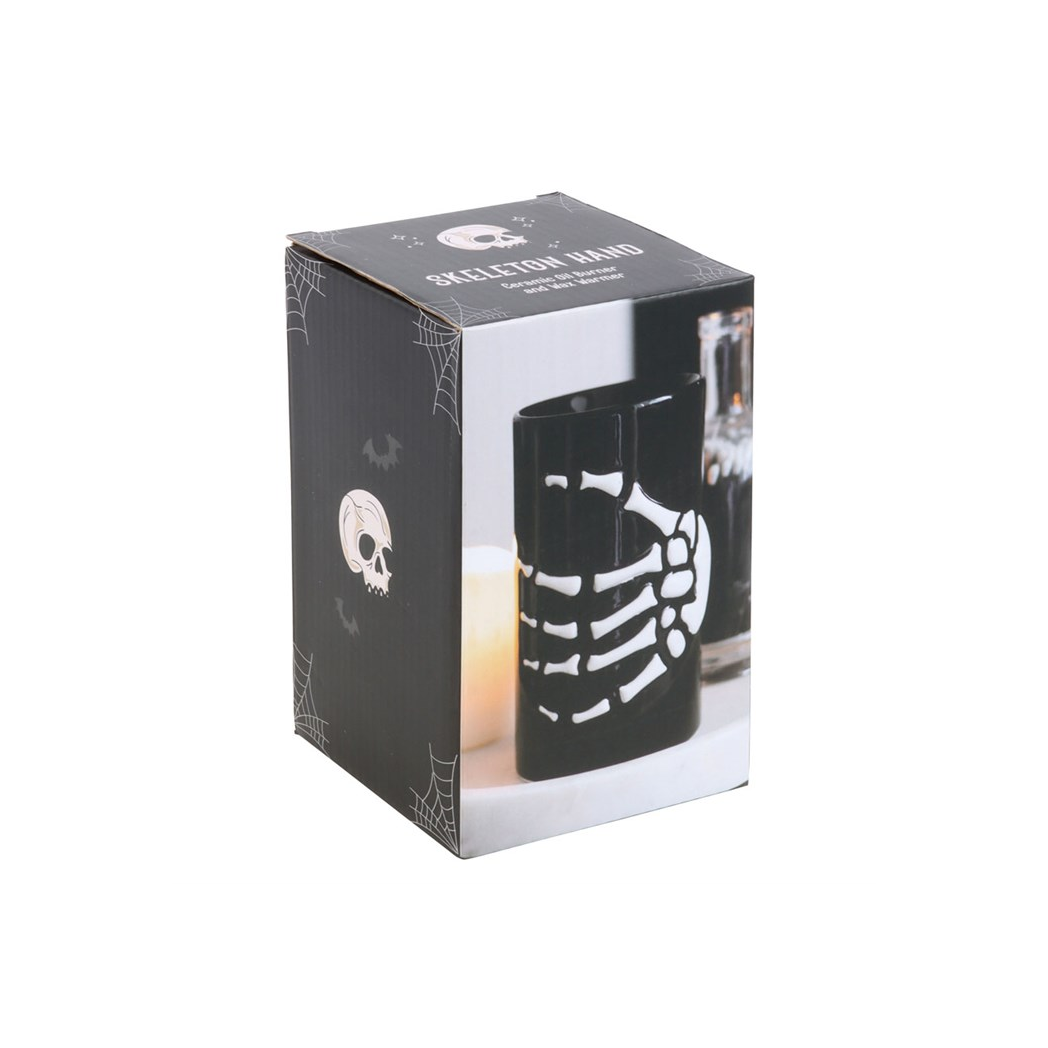 Skeleton Hand Oil Burner