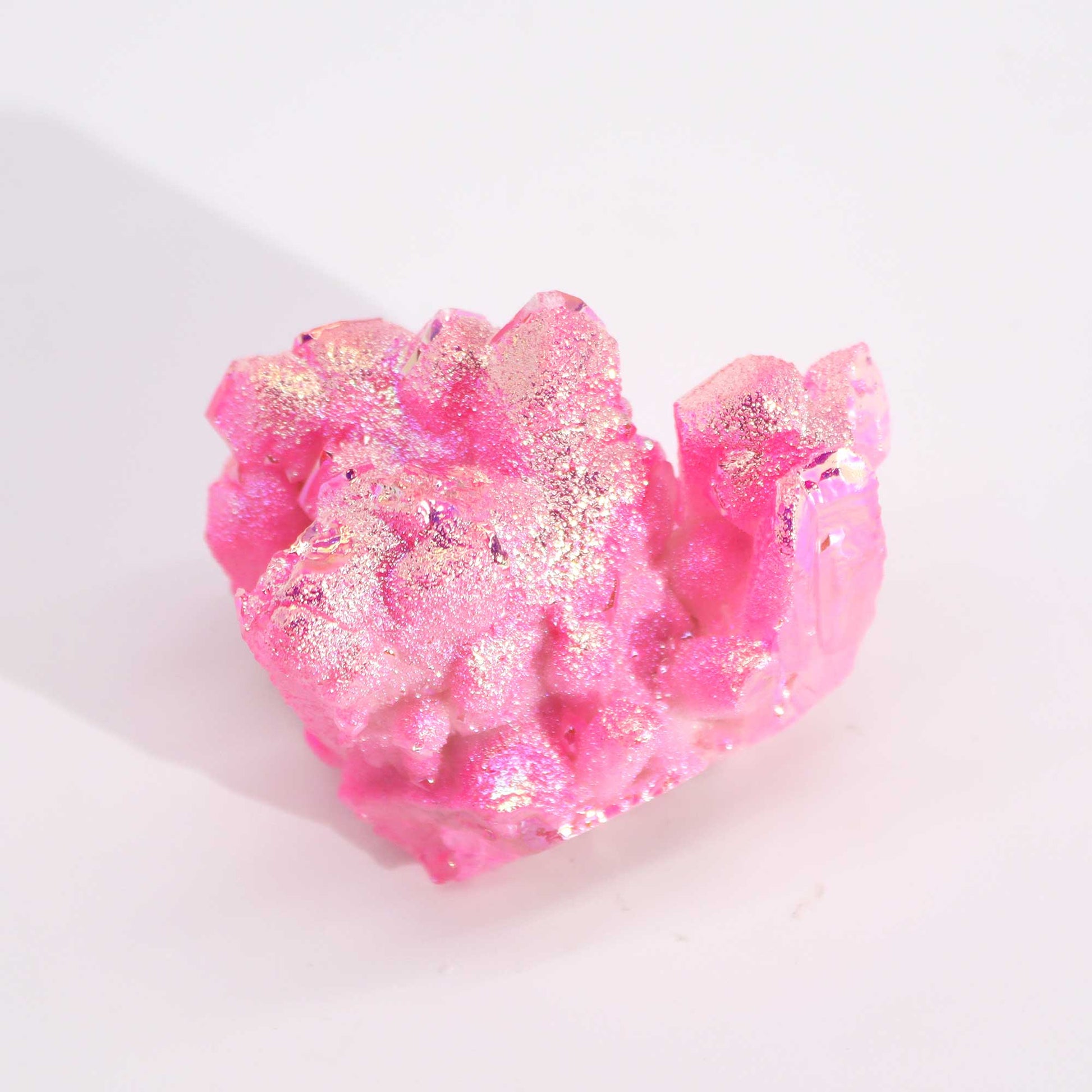 Handcrafted Natural Crystal Quartz - Medium / Aura Rose Halo product packaging on clean background from Quintessential Holistic Health Ltd