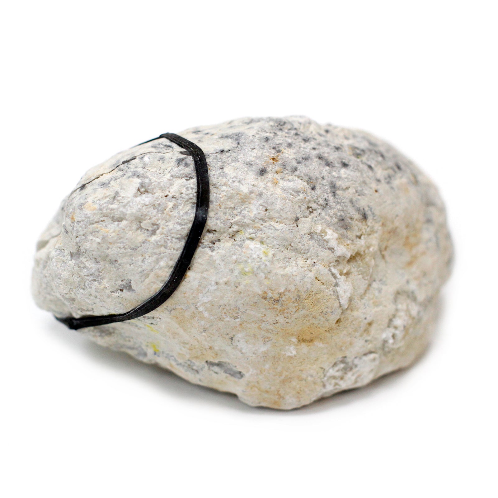 Natural Calcite Geode - Medium product packaging on clean background from Quintessential Holistic Health Ltd