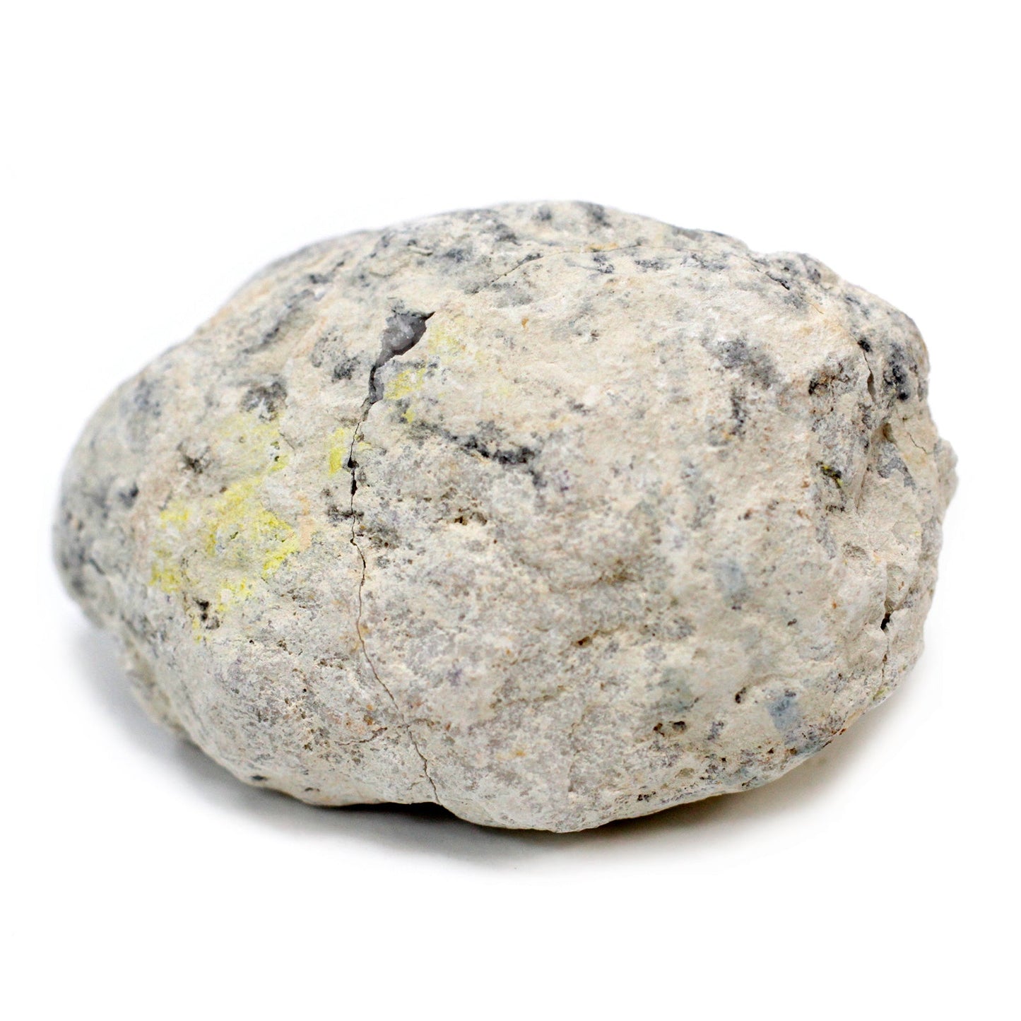Natural Calcite Geode - Medium product packaging on clean background from Quintessential Holistic Health Ltd