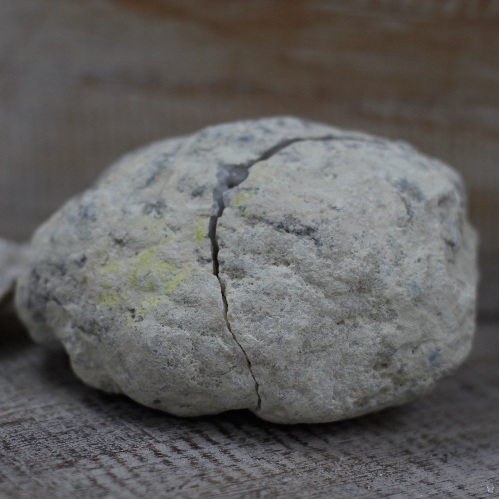 Natural Calcite Geode - Medium product packaging on clean background from Quintessential Holistic Health Ltd