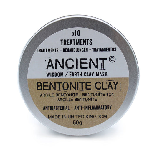 Natural Clay Face Mask - 50g - Bentonite Clay - main product image from Quintessential Holistic Health Ltd UK