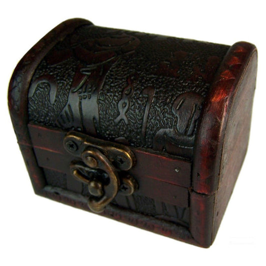 Decorative Vintage Style Storage Box - Small - Egyptian Embossed - main product image from Quintessential Holistic Health Ltd UK