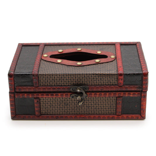 Decorative Vintage Style Tissue Box - Classic - Random Design - main product image from Quintessential Holistic Health Ltd UK