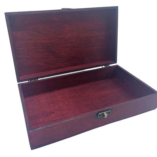 Decorative Vintage Style Storage Tea Chest - Tan - Large - main product image from Quintessential Holistic Health Ltd UK