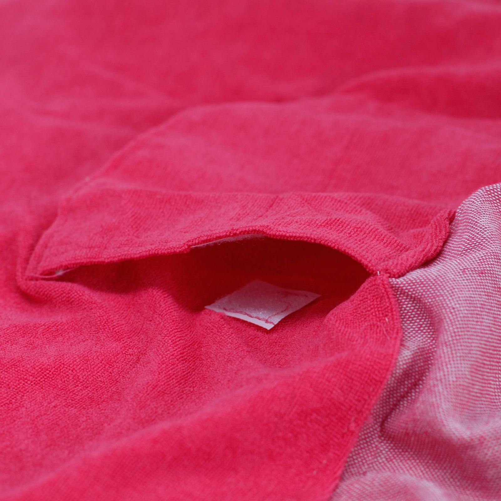 Handcrafted Cotton Pareo Towel, Wrap or Shawl - Hot Pink and White Stripes product packaging on clean background from Quintessential Holistic Health Ltd