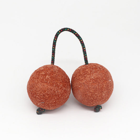Handcrafted Wooden Kashaka Shaker - Beach product packaging on clean background from Quintessential Holistic Health Ltd