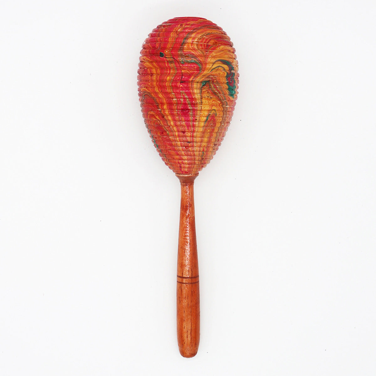 Handcrafted Rattan Maracas Rattle - Single product packaging on clean background from Quintessential Holistic Health Ltd