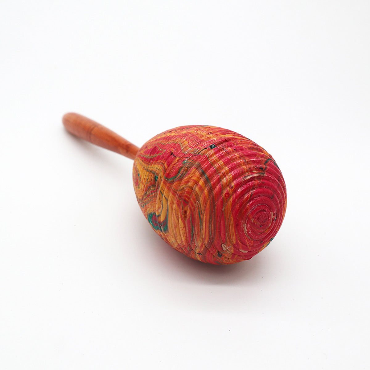 Handcrafted Rattan Maracas Rattle - Single product packaging on clean background from Quintessential Holistic Health Ltd