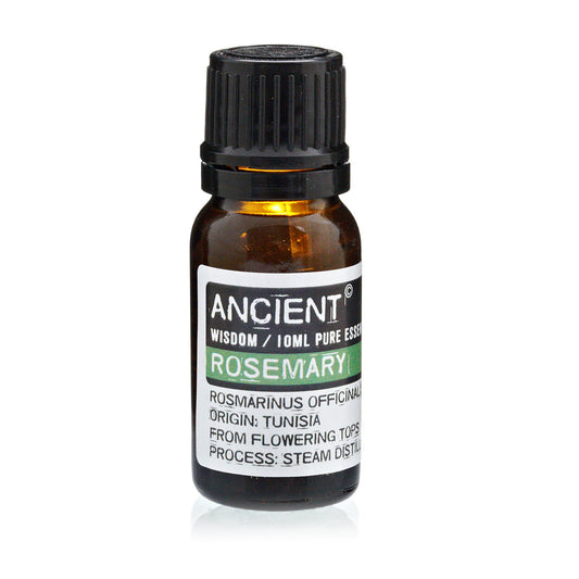 10ml Essential Oil - Rosemary product packaging on clean background from Quintessential Holistic Health Ltd