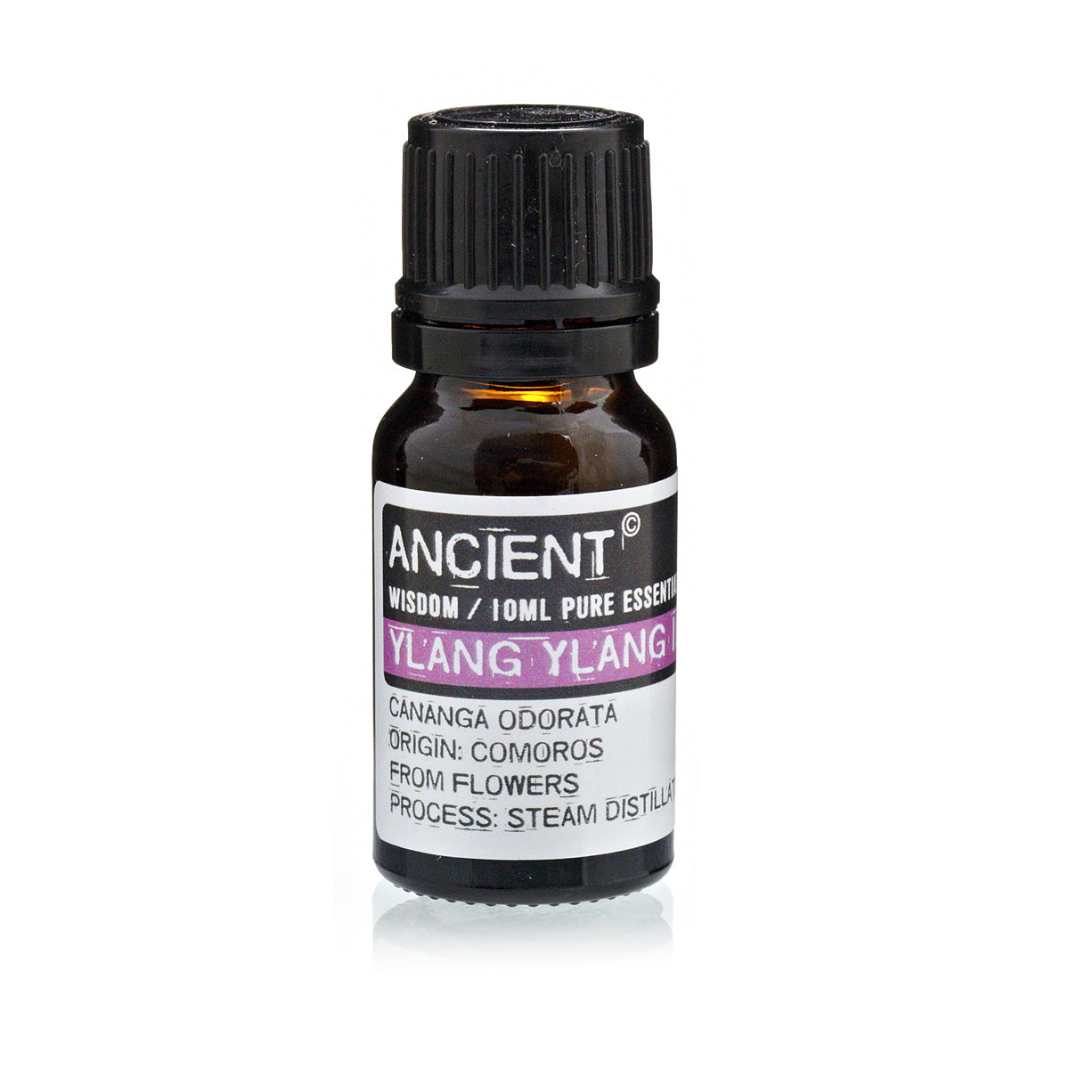 10ml Essential Oil - Ylang Ylang product packaging on clean background from Quintessential Holistic Health Ltd