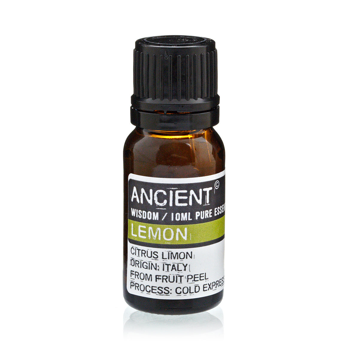 10ml Essential Oil - Lemon product packaging on clean background from Quintessential Holistic Health Ltd