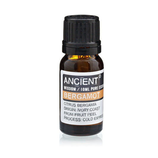10ml FCF Free Essential Oil - Bergamot product packaging on clean background from Quintessential Holistic Health Ltd