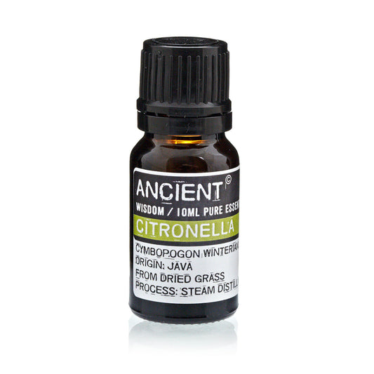 10ml Essential Oil - Citronella product packaging on clean background from Quintessential Holistic Health Ltd