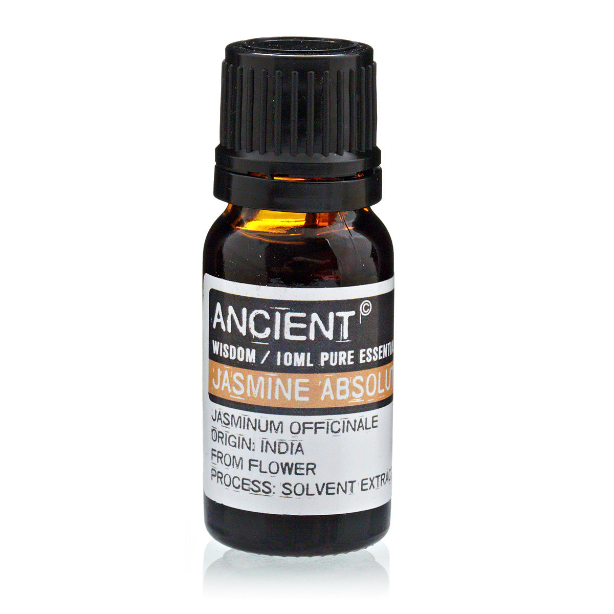 10ml Essential Oil - Jasmine Absolute product packaging on clean background from Quintessential Holistic Health Ltd
