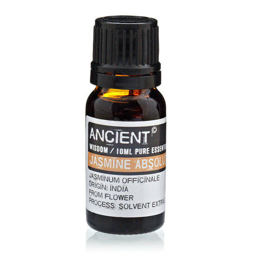 10ml Essential Oil - Jasmine Absolute product packaging on clean background from Quintessential Holistic Health Ltd