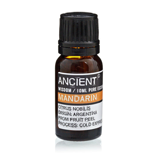 10ml Essential Oil - Mandarin product packaging on clean background from Quintessential Holistic Health Ltd
