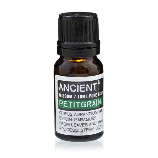 10ml Essential Oil - Petitgrain product packaging on clean background from Quintessential Holistic Health Ltd