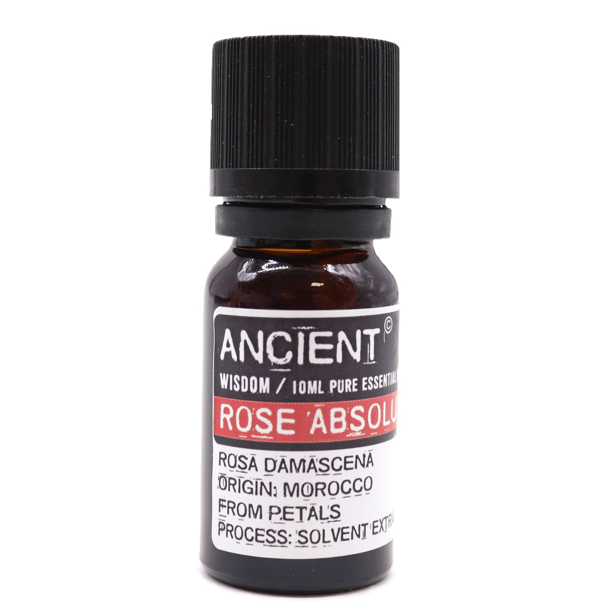 10ml Essential Oil - Rose Absolute product packaging on clean background from Quintessential Holistic Health Ltd