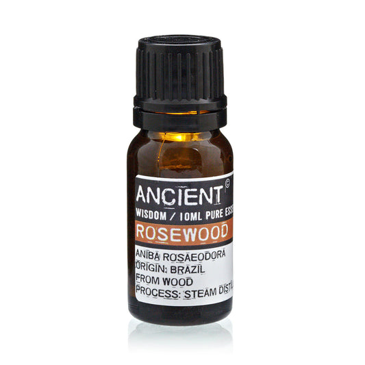 10ml Essential Oil - Rosewood product packaging on clean background from Quintessential Holistic Health Ltd