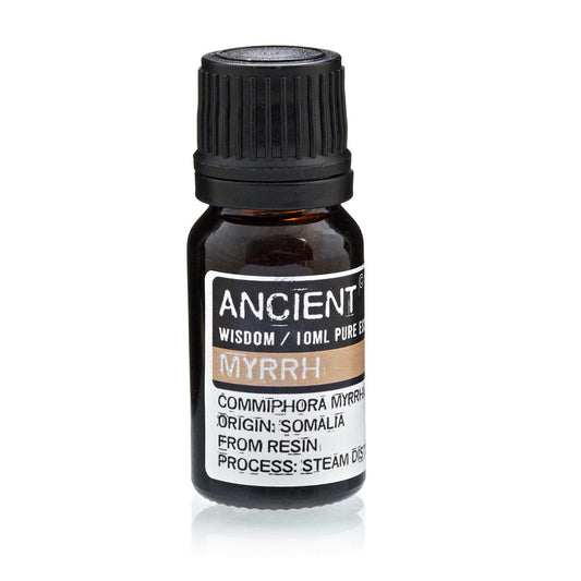 10ml Pure Essential Oil - Myrhh product packaging on clean background from Quintessential Holistic Health Ltd