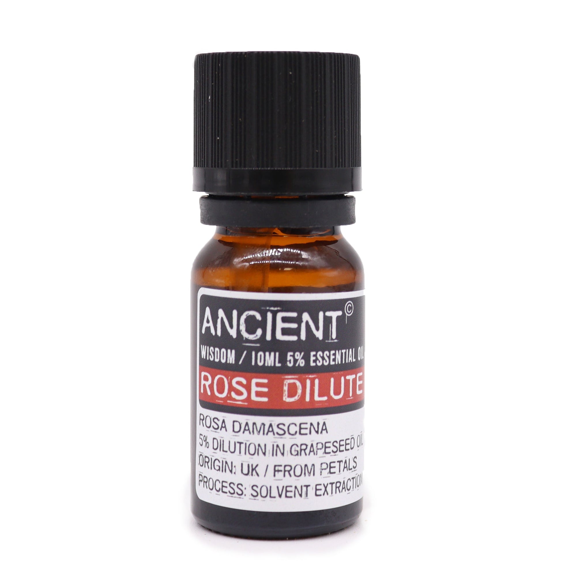 10ml Diluted Essential Oil - Rose product packaging on clean background from Quintessential Holistic Health Ltd
