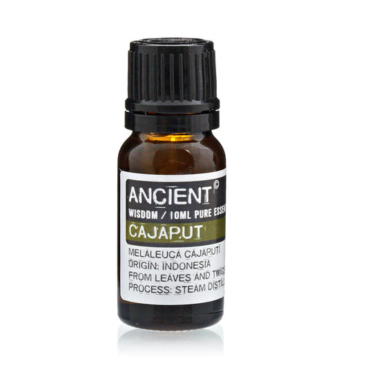 10ml Essential Oil - Cajeput product packaging on clean background from Quintessential Holistic Health Ltd