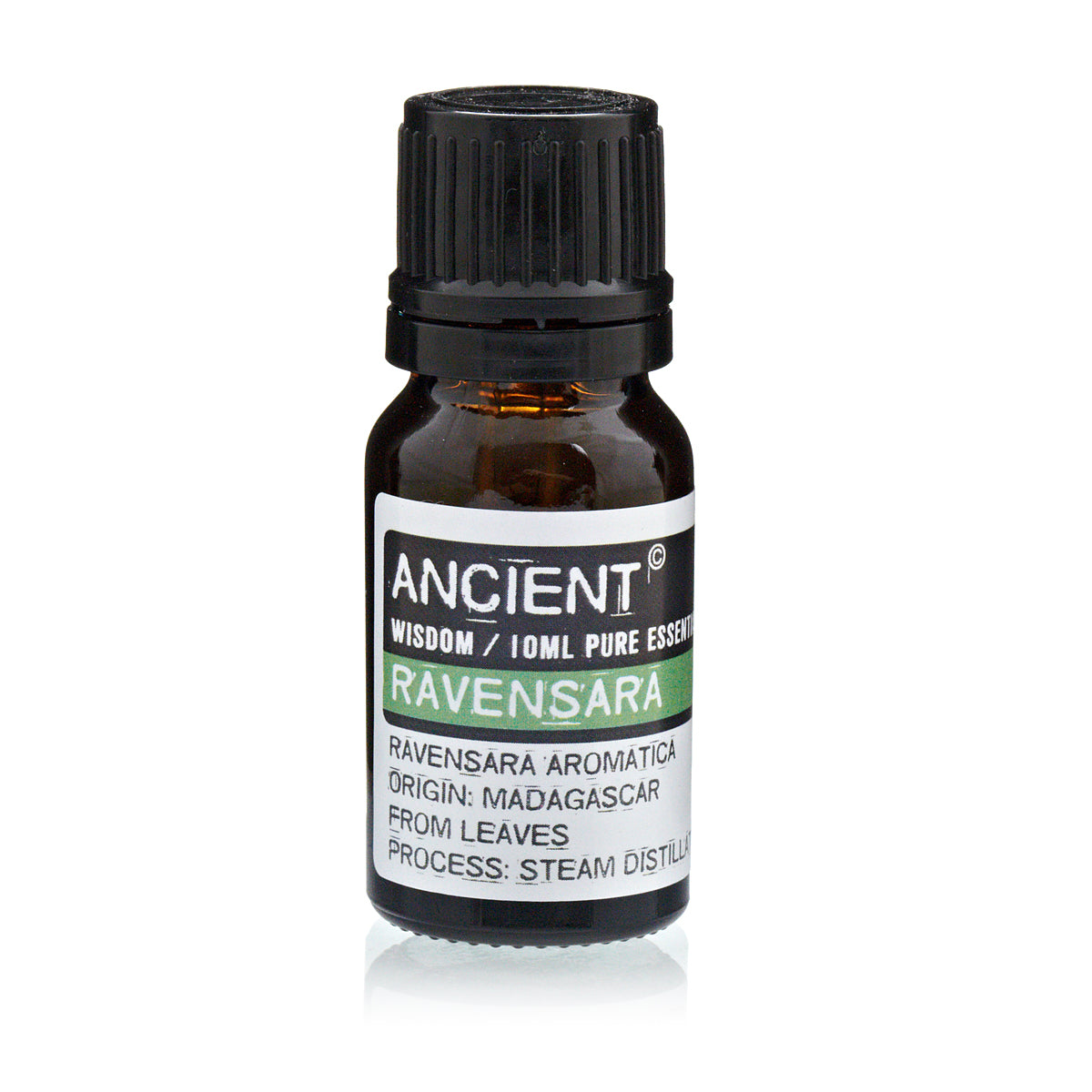 10ml Pure Essential Oil - Ravensara product packaging on clean background from Quintessential Holistic Health Ltd