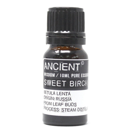 10ml Pure Essential Oil - Sweet Birch product packaging on clean background from Quintessential Holistic Health Ltd